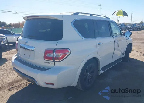 2019 Nissan Armada Platinum z USA, uszkodzony, nr VIN JN8AY2NF8K9350372